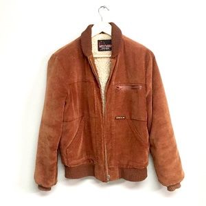 Vintage oversized Sherpa lined coat